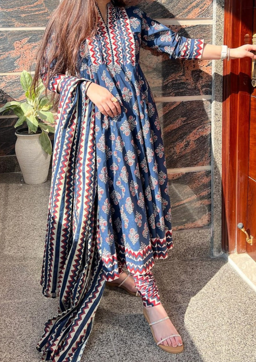 Anarkali Kurti Set