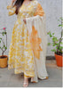Yellow Rose Kurti Set