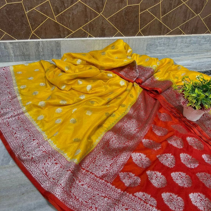 Banarasi Semi Katan Silk saree