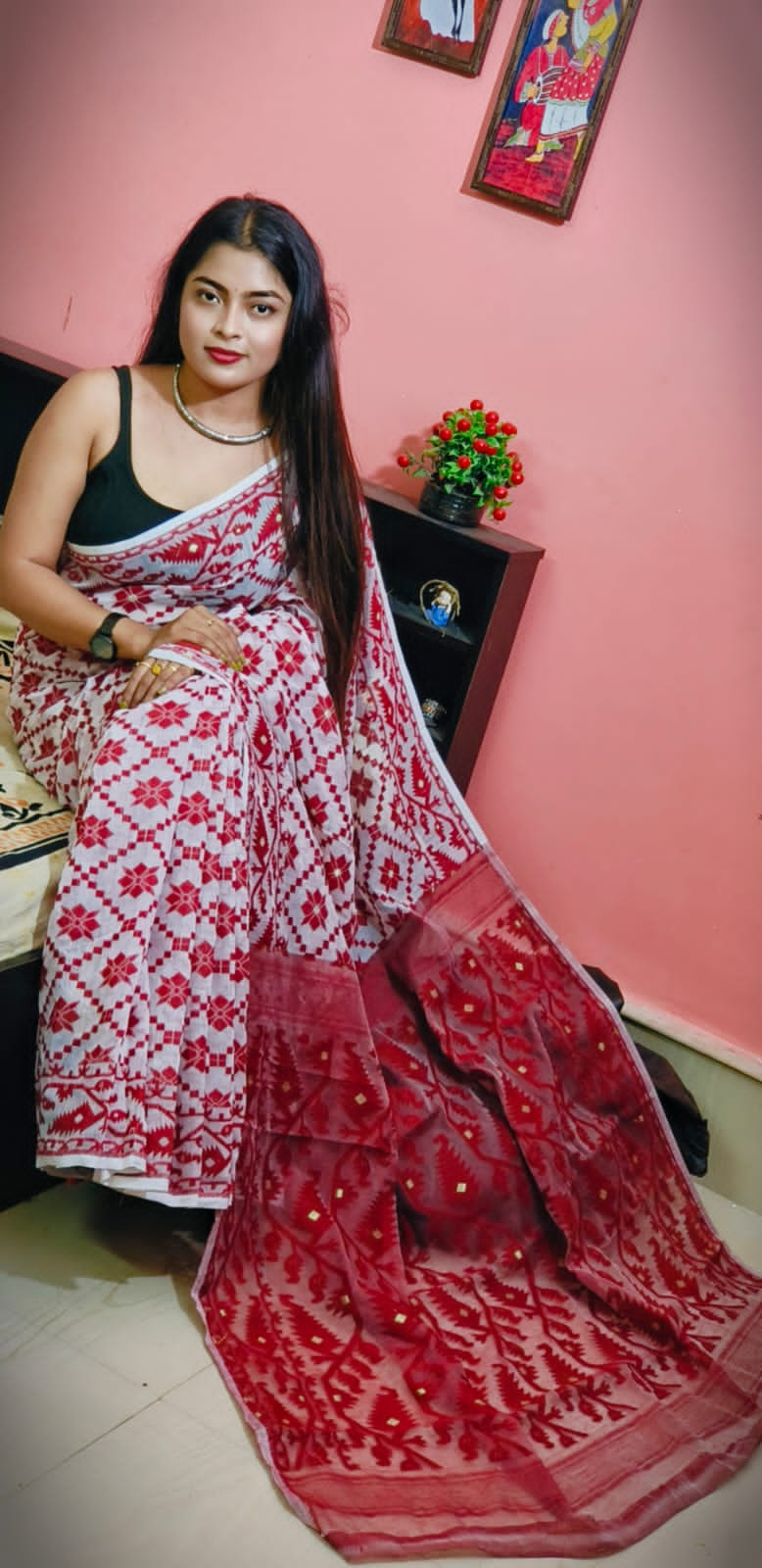 Bengal Dhakai Jamdani Saree