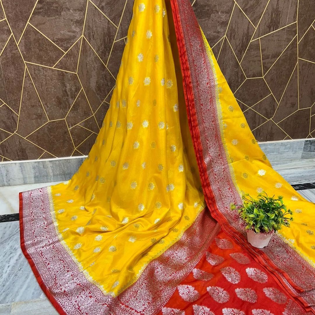 Banarasi Semi Katan Silk saree