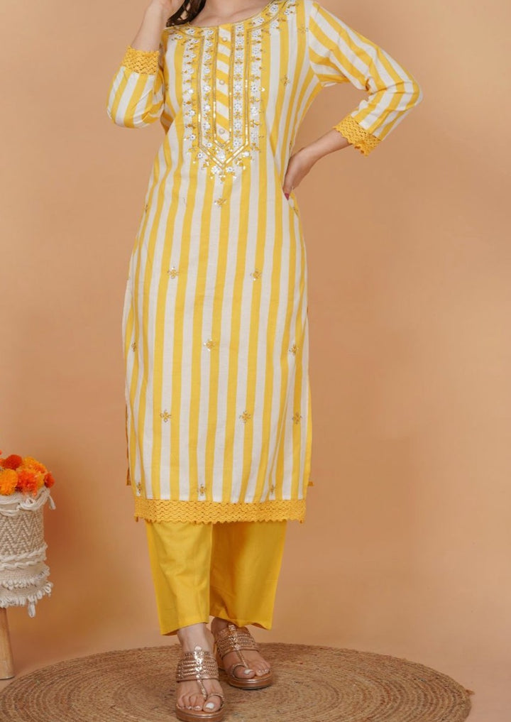 Cotton Kurti Set