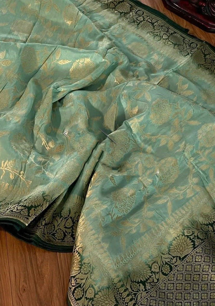 Banarasi Semi Georgette Soft Silk  Saree