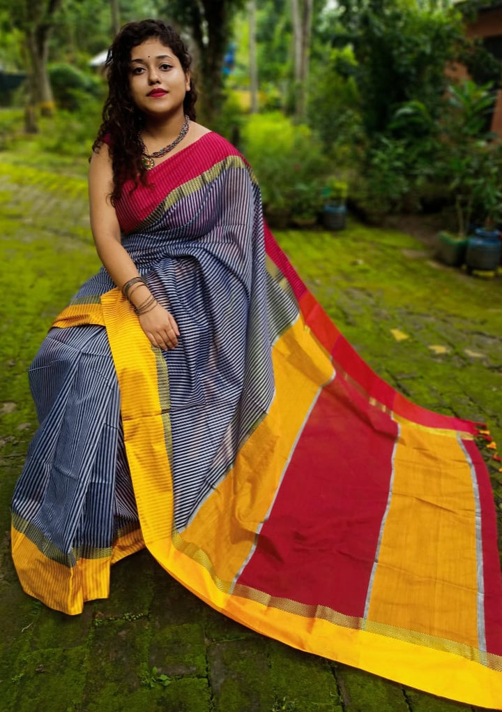 Maheshwari Check Saree