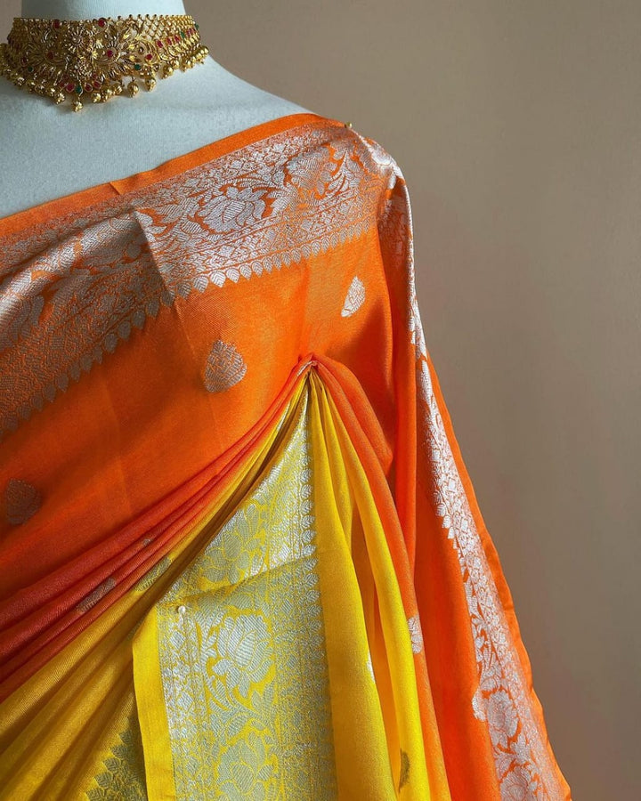 Banarasi Semi Georgette Soft Silk  Saree