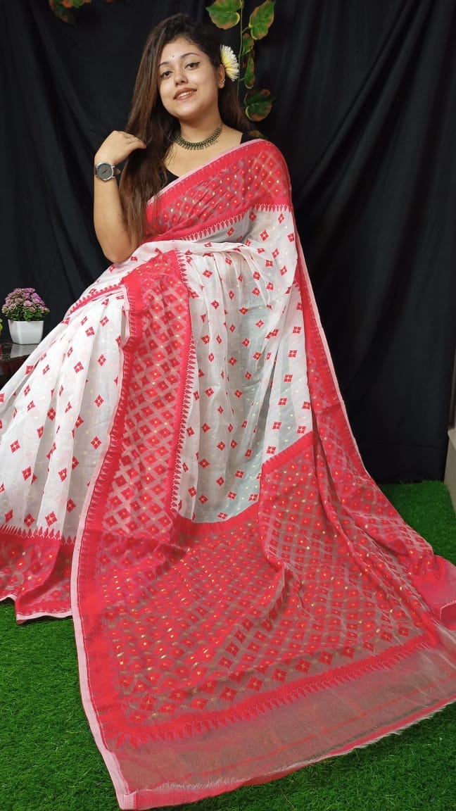 Dhakai Cotton Saree Manufacturer Supplier from Coimbatore India