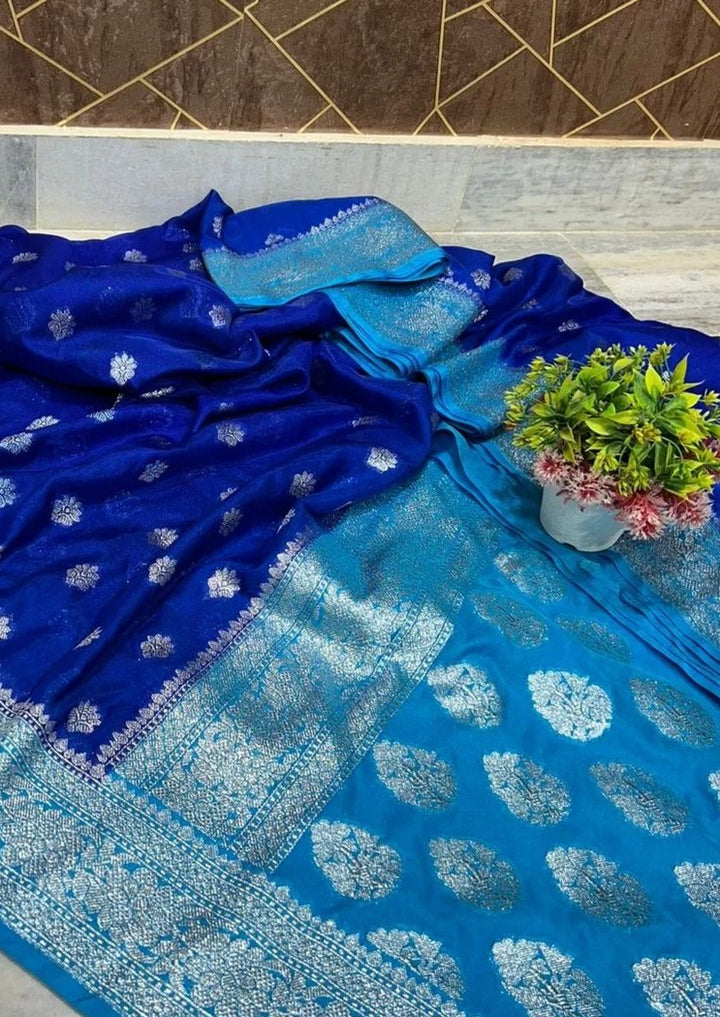 Banarasi Semi Katan Silk saree