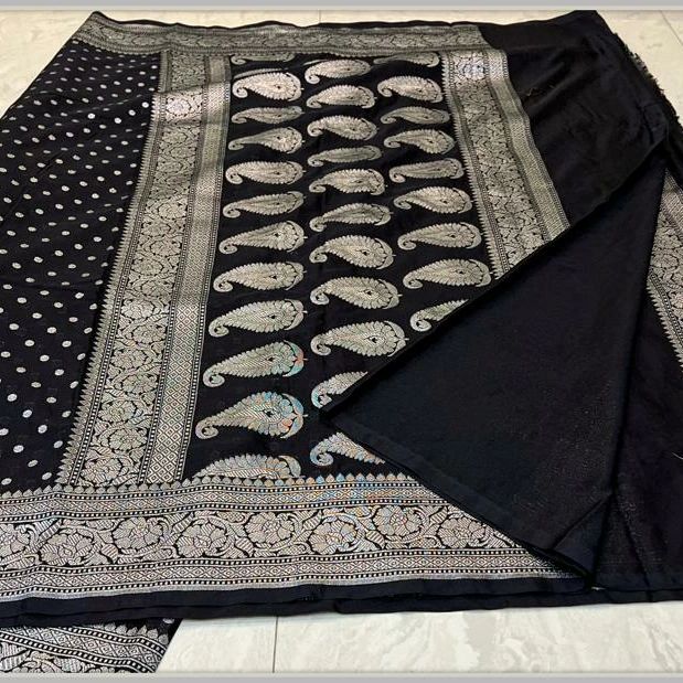 Banarasi Semi Georgette Soft Silk  Saree