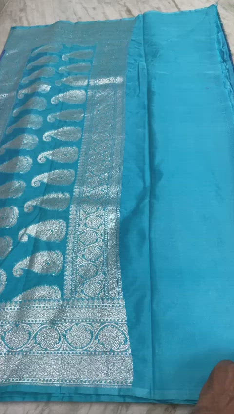 Banarasi Semi Georgette Chiffon Silk Saree