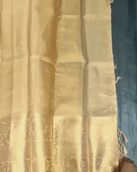 Pure  Banarasi Tissue Kota Saree