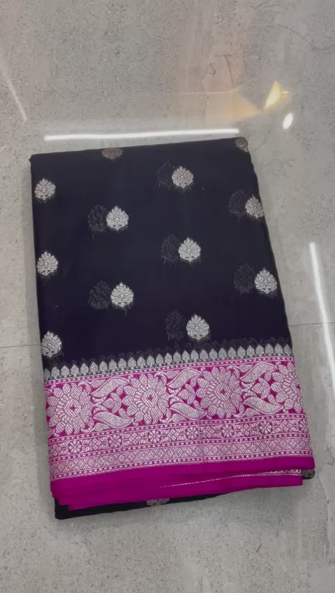 Banarasi Semi Katan Silk saree