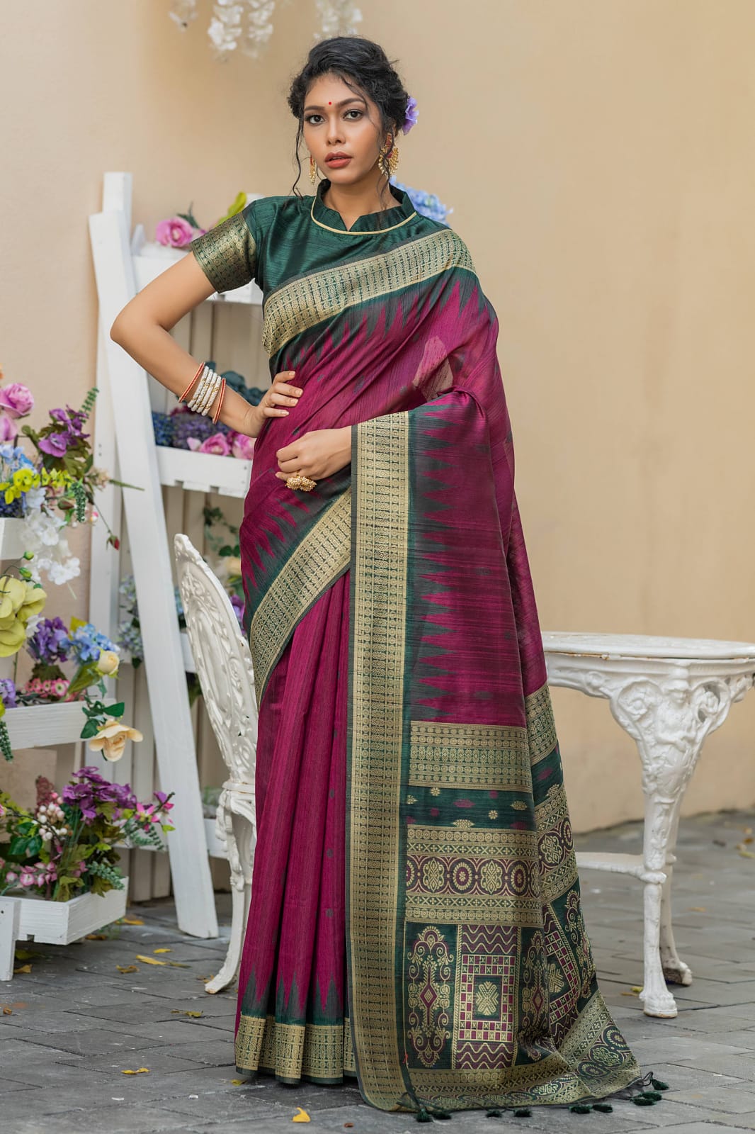 Tussar Silk Saree