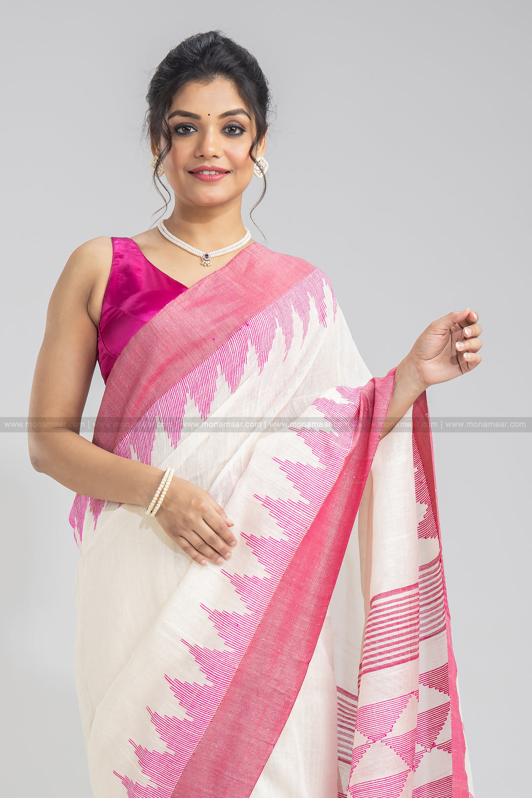 Linen Saree