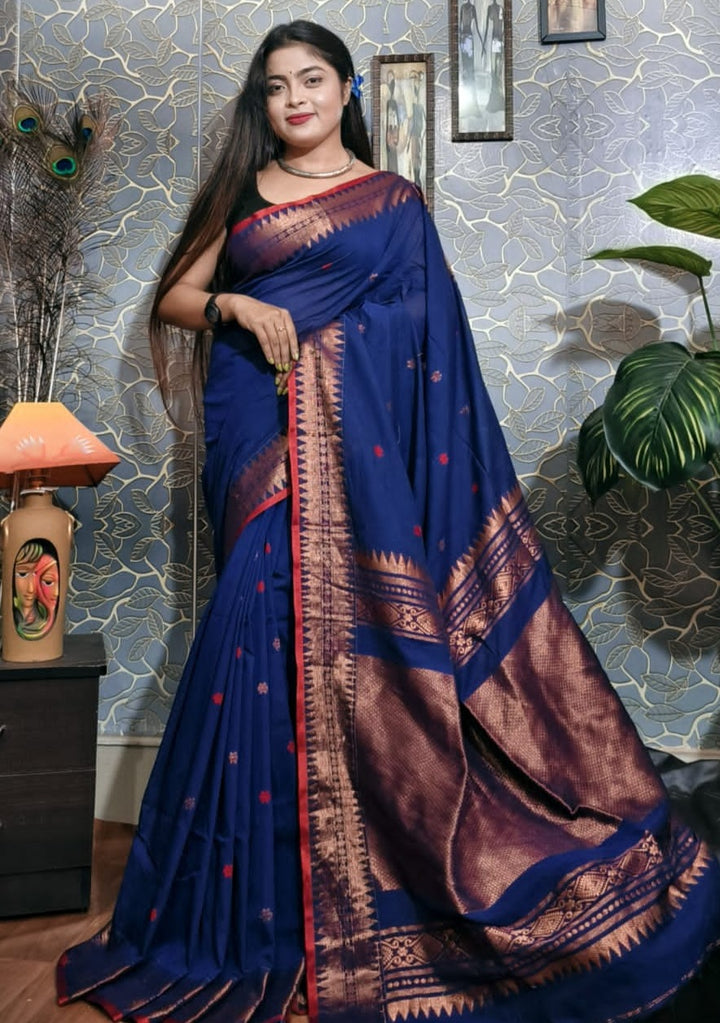 Pure Cotton Jamdani Saree