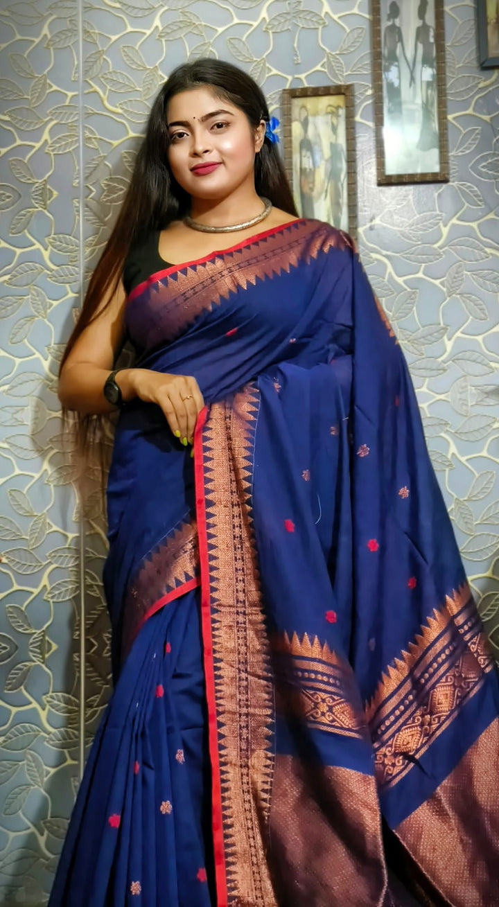 Pure Cotton Jamdani Saree