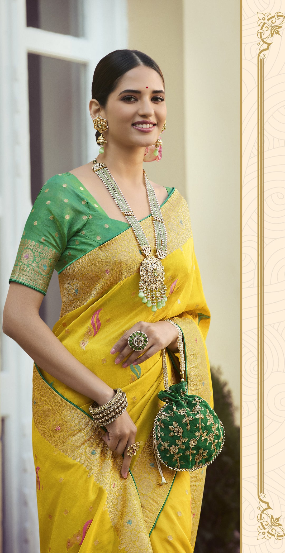 Divine Glow Tissue Silk Saree