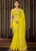 Yellow Designer Saree